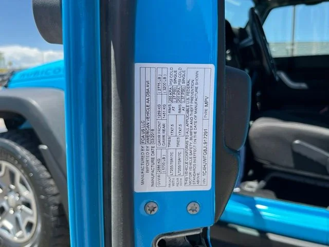 Used 2018 Blue Jeep Unlimited Rubicon image 29