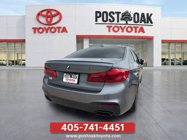 Used 2018 Blue BMW M550i xDrive image 7
