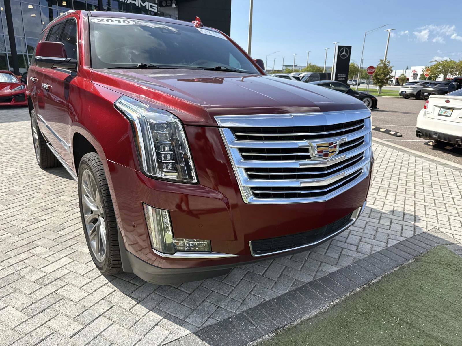 Used 2019 Red Passion Tintcoat CADILLAC Platinum Edition image 8
