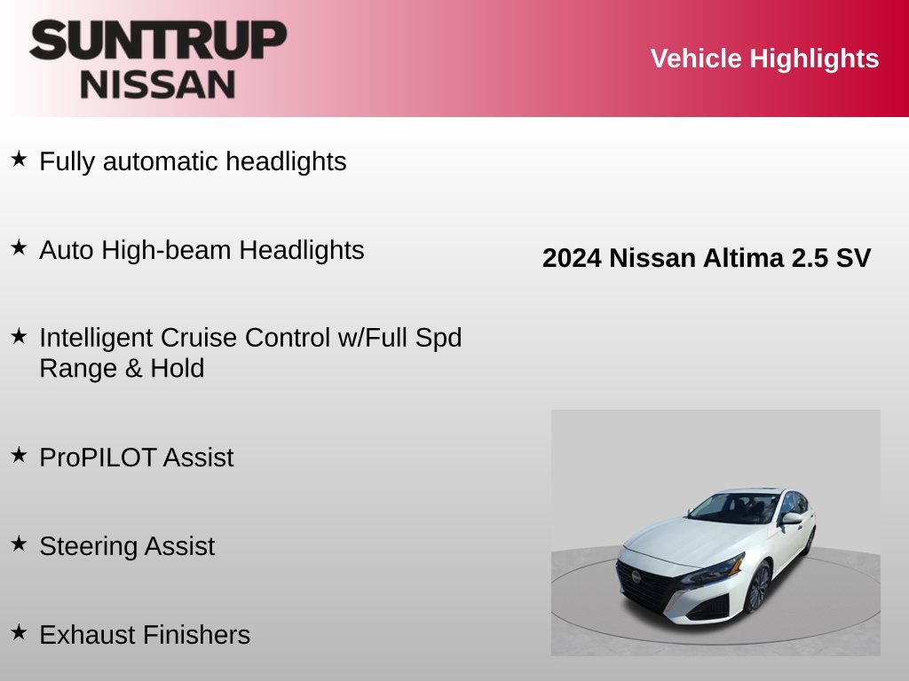 Used 2024 White Nissan 2.5 SV image 23