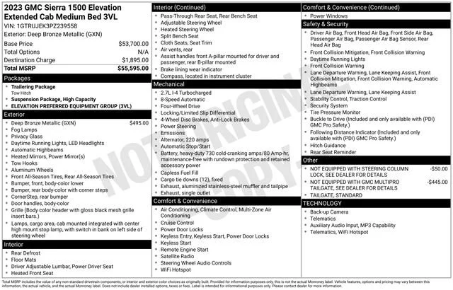 Used 2023 Deep Bronze Metallic GMC Elevation image 33