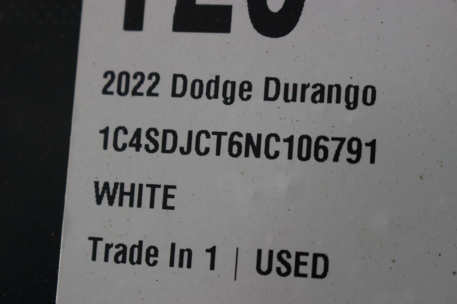 Used 2022 White Knuckle Clearcoat Dodge R/T Plus image 42