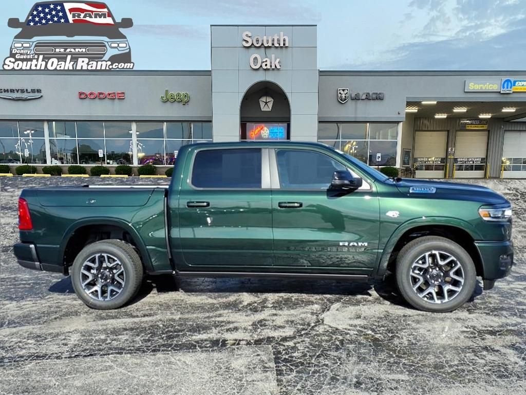 New 2026 Serrano-Green Metallic Exterior Paint RAM Laramie image 2