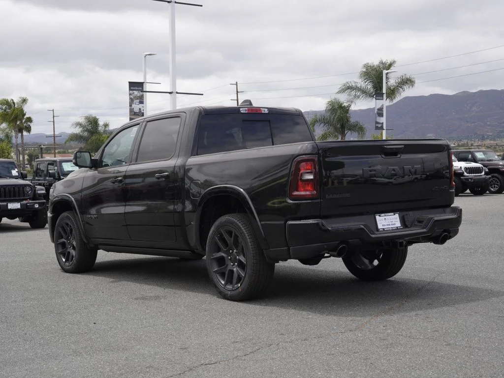 New 2026 Diamond Black Crystal Pearl-Coat Exterior Paint RAM Laramie image 5
