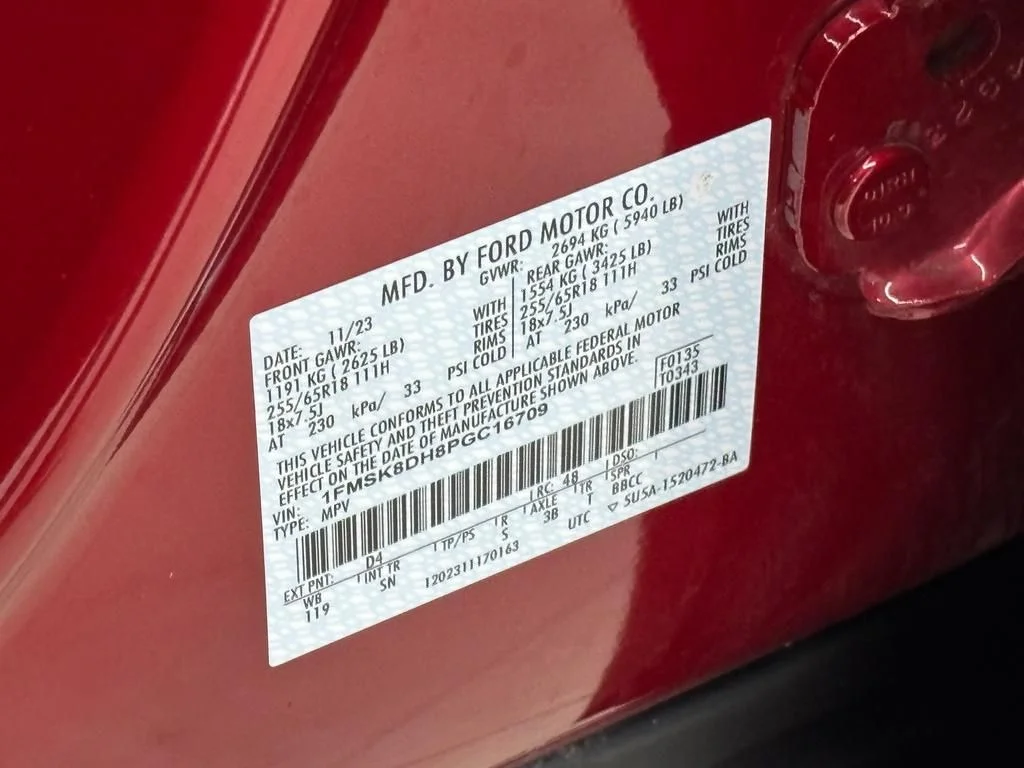 Certified Used 2023 Rapid Red Metallic Tinted Clearcoat Ford XLT image 26