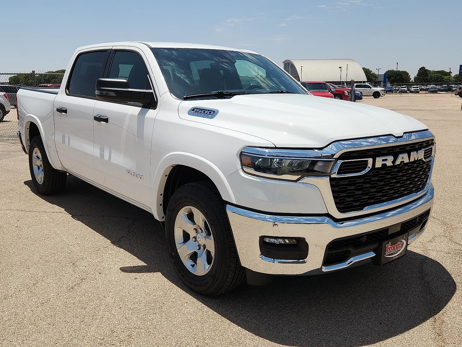 New 2026 Bright White Clear-Coat  Paint Ram LONE STAR CREW CAB 4X2 5