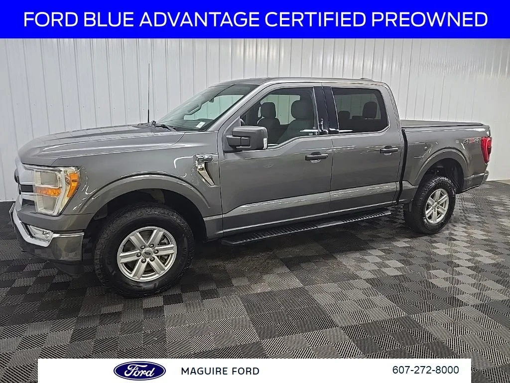 Used 2021 Carbonized Gray Metallic Ford XLT image 8