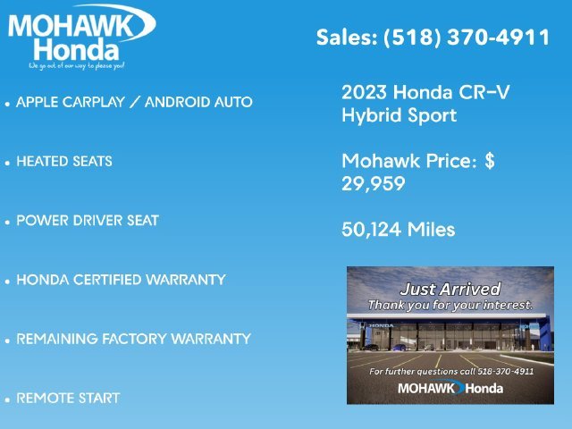 Certified Used 2023 Platinum White Pearl Honda Sport image 3