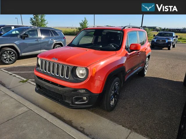 Used 2017 Orange Jeep Latitude image 1