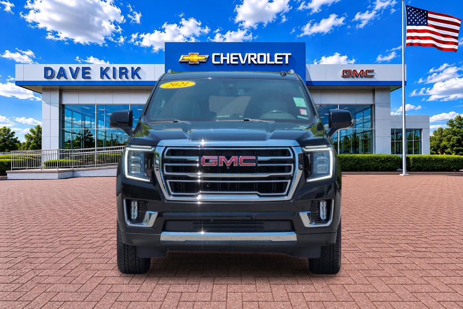 Used 2021 ONYX BLACK GMC SLT image 8