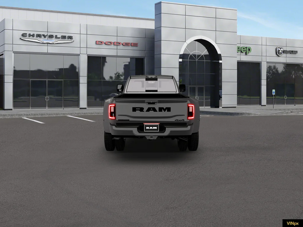 New 2026 Ceramic Gray Clear-Coat Exterior Paint RAM Big Horn Night Edition image 6