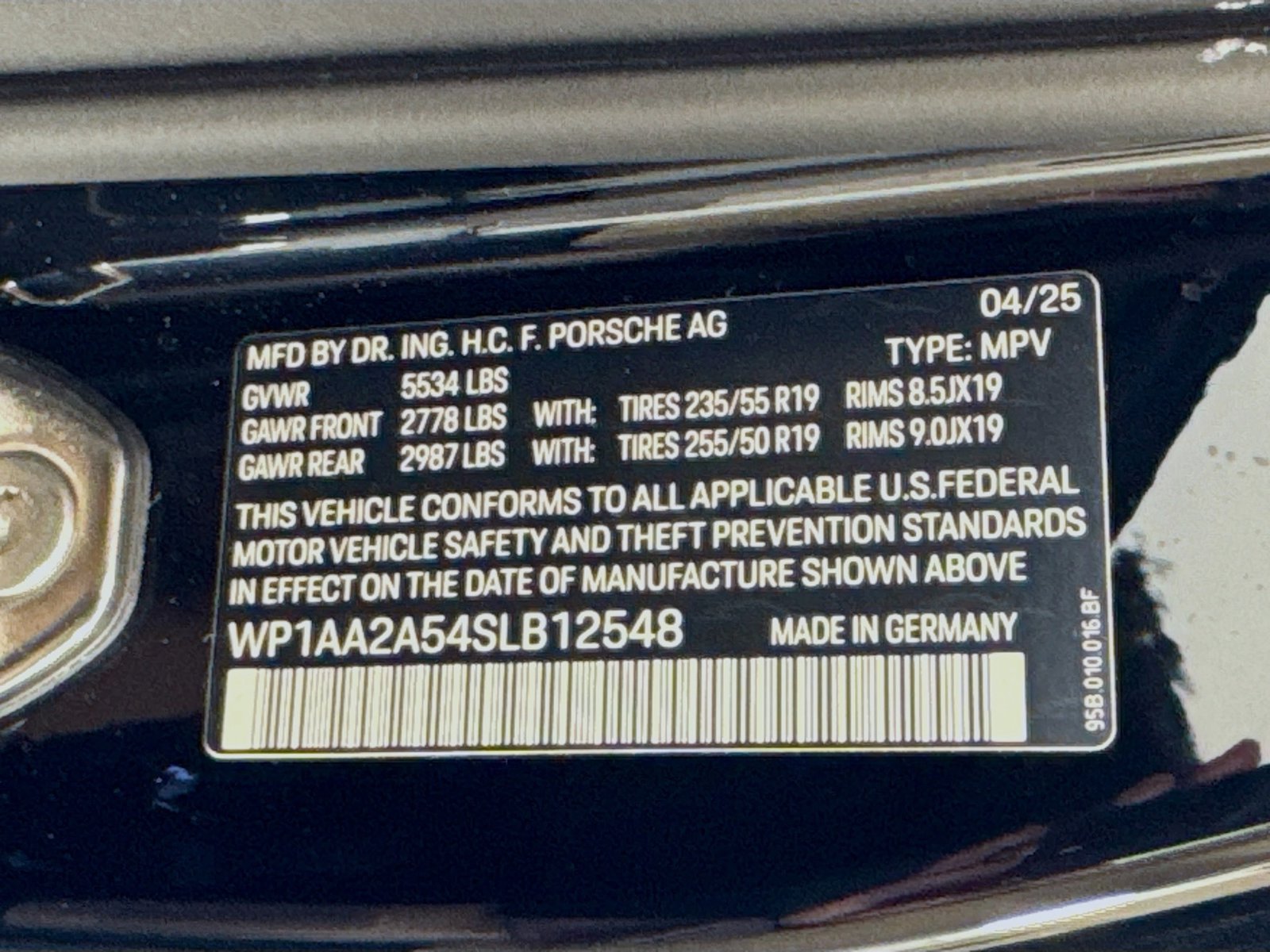 Used 2025 Jet Black Meta Porsche  image 14