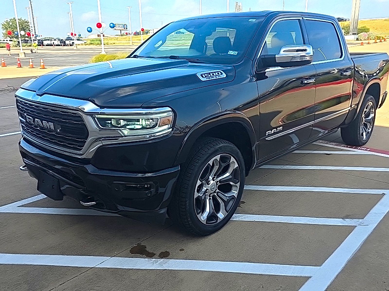 Used 2019 Diamond Black Crystal Pearlcoat Ram Limited Crew Cab 4x2 5