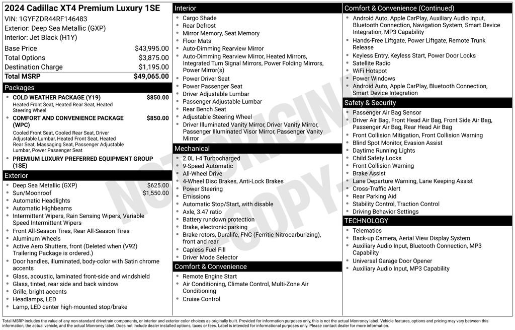 Certified Used 2024 Blue Cadillac Premium Luxury image 22