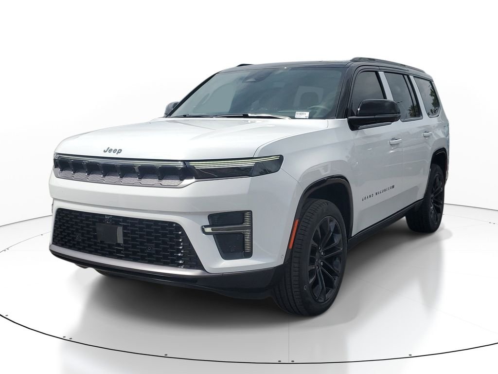 New 2026 Bright White Clear-Coat Exterior Paint Jeep Summit Obsidian image 1