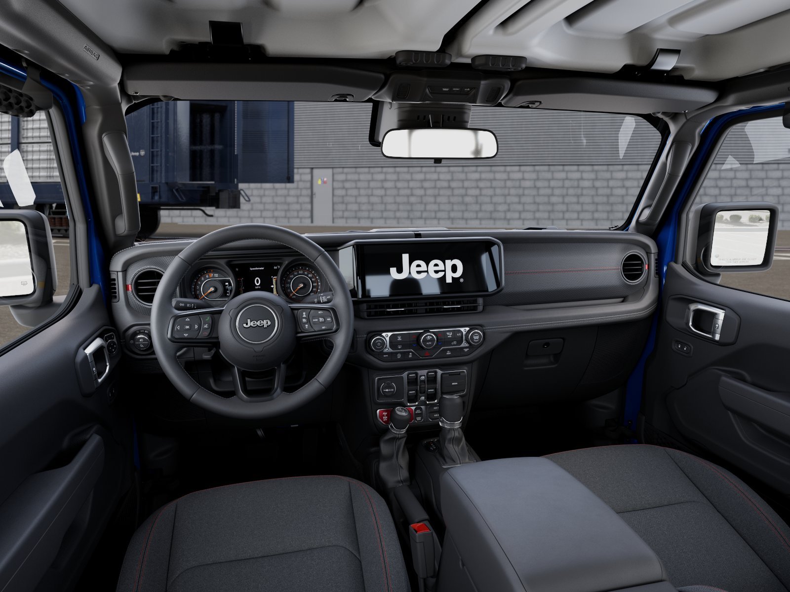 New 2026 Hydro Blue Pearl-Coat Exterior Paint Jeep Rubicon image 8