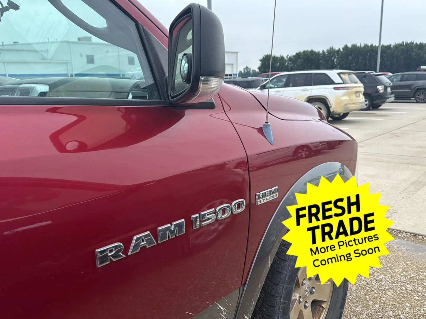 Used 2011 Deep Cherry Red Crystal Pearl Ram Outdoorsman image 10