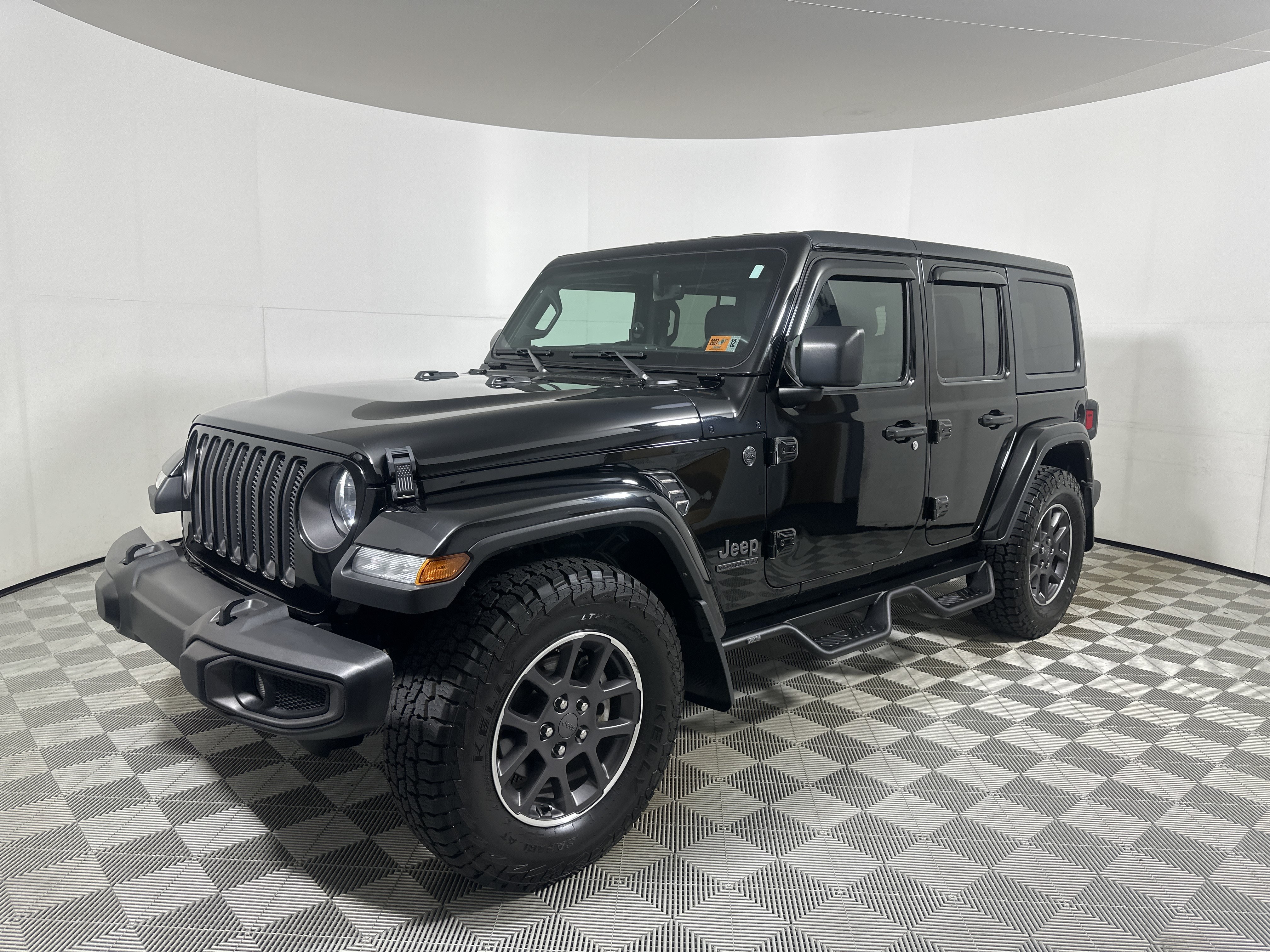 Certified Used 2021 Black Clearcoat Jeep Unlimited 80th Anniversary image 3