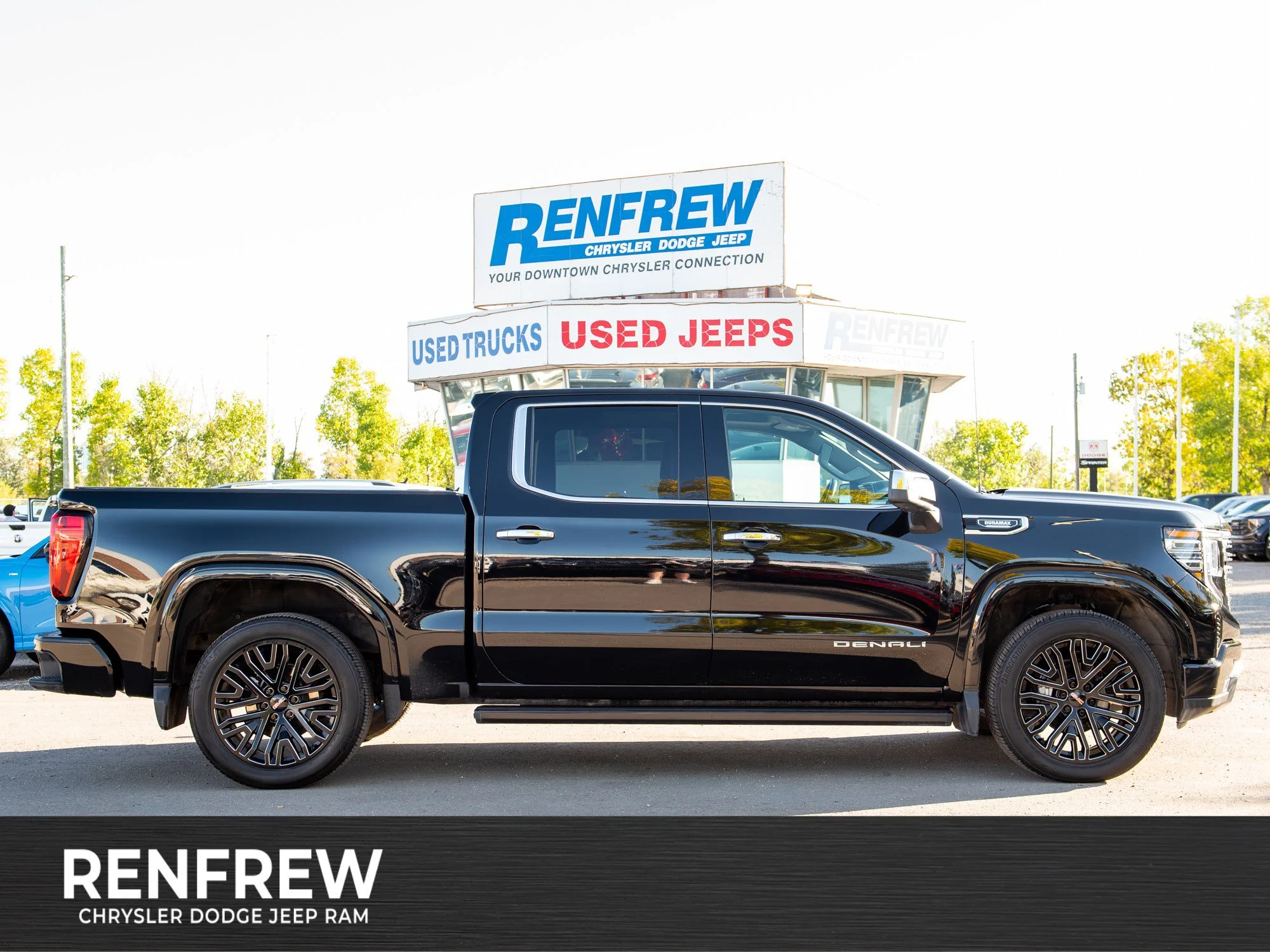 Used 2025 Black GMC Denali* | Crew Cab | Super Cruise | 3.0L Duramax | 305 HP | 495 LB-FT | Sunroof | image 1