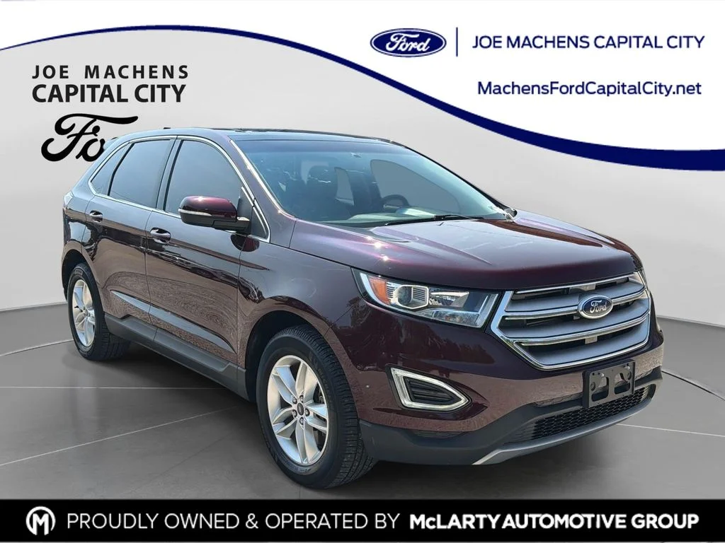 Used 2017 Red Ford SEL image 1