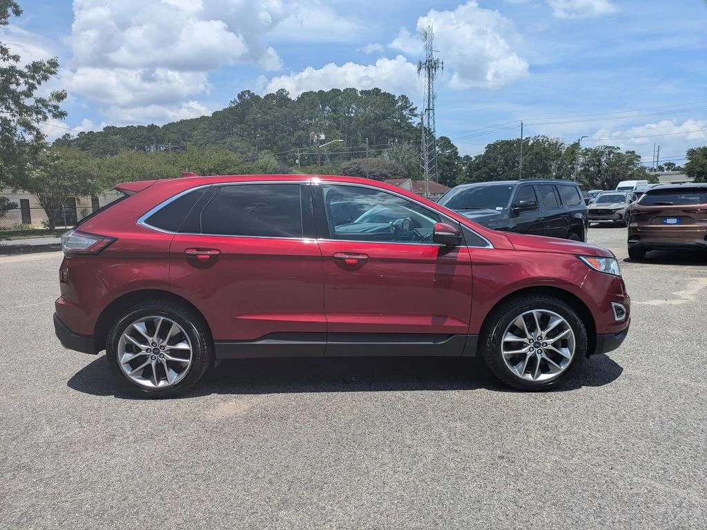 Certified Used 2018 Ruby Red Metallic Tinted Clearcoat Ford Titanium image 3
