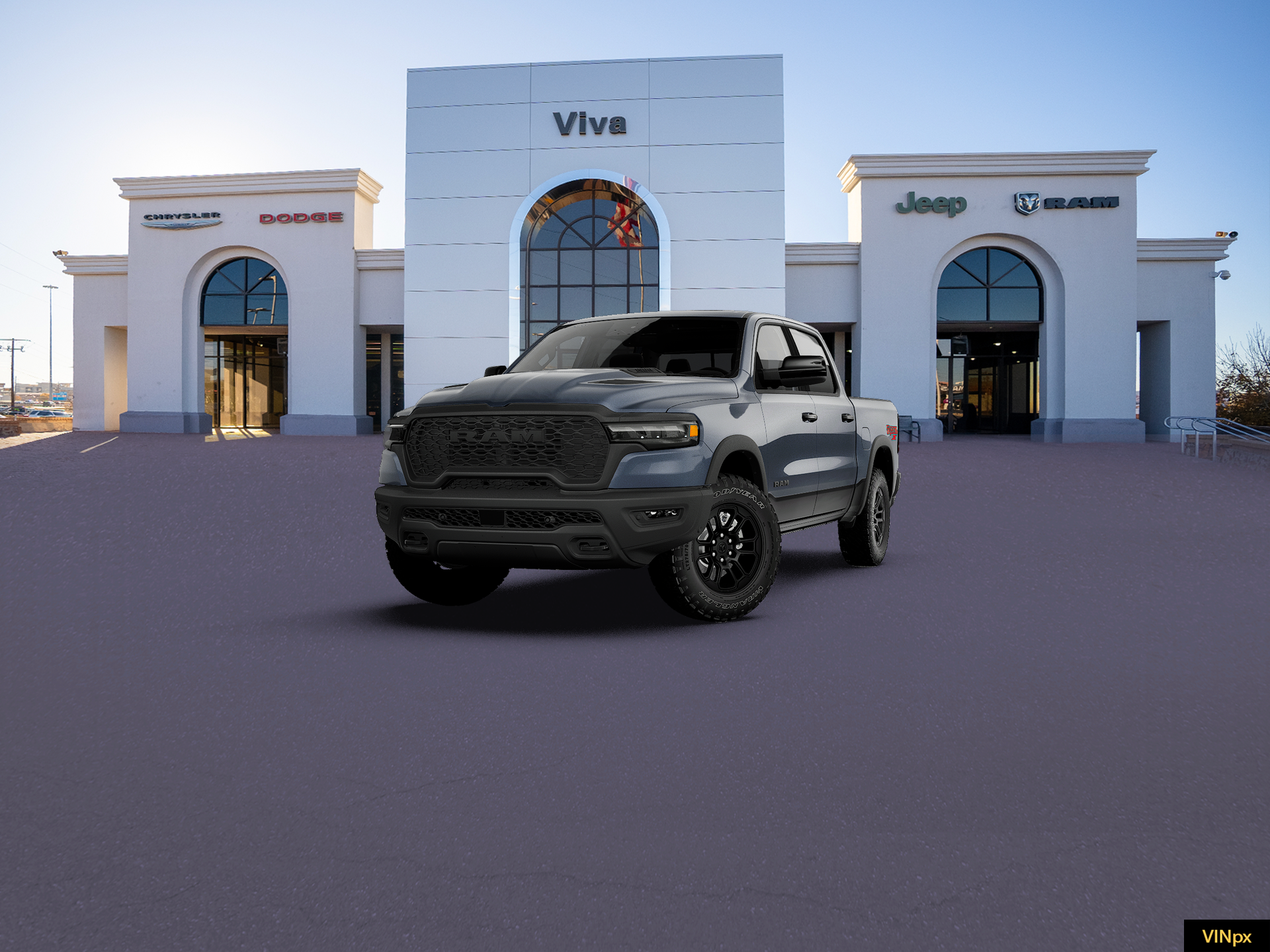 New 2027 Forged Blue Metallic Exterior Paint RAM Rebel image 13