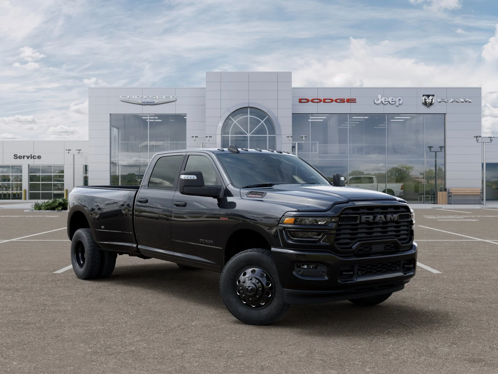 New 2026 Diamond Black Crystal Pearlcoat RAM Big Horn image 31