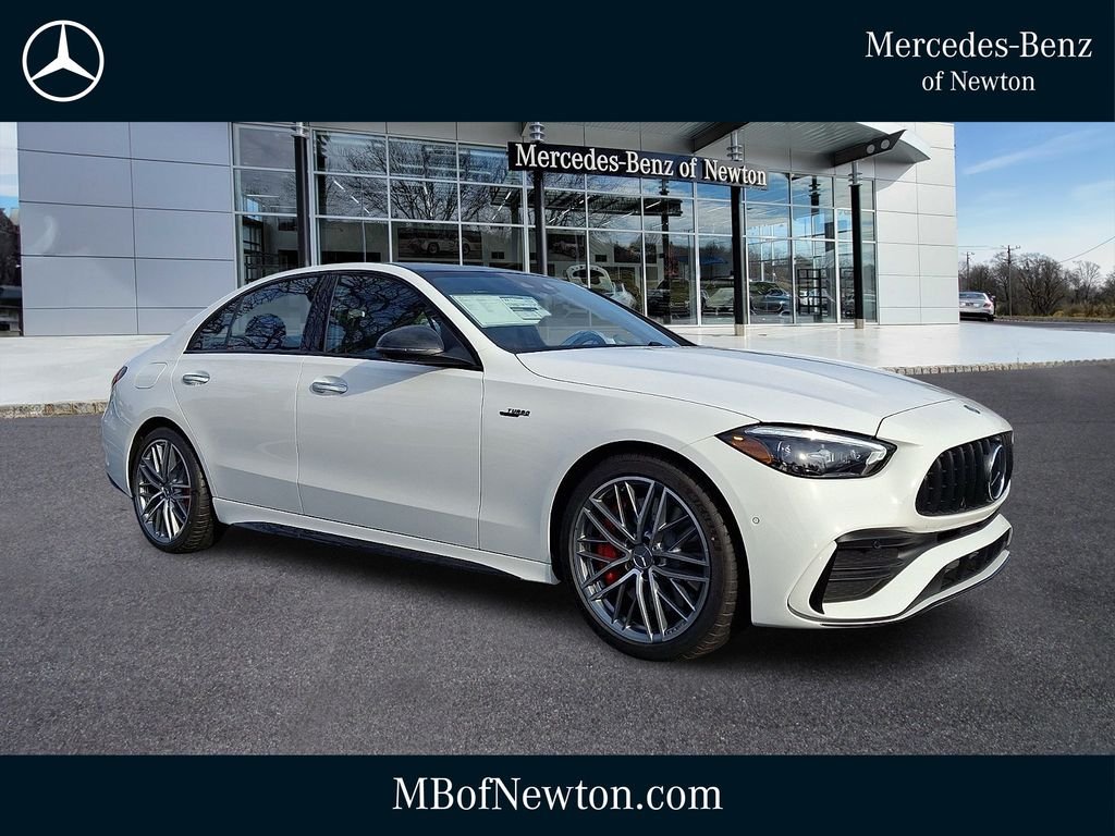 New 2026 Polar White Mercedes-Benz C 43 AMG® image 1