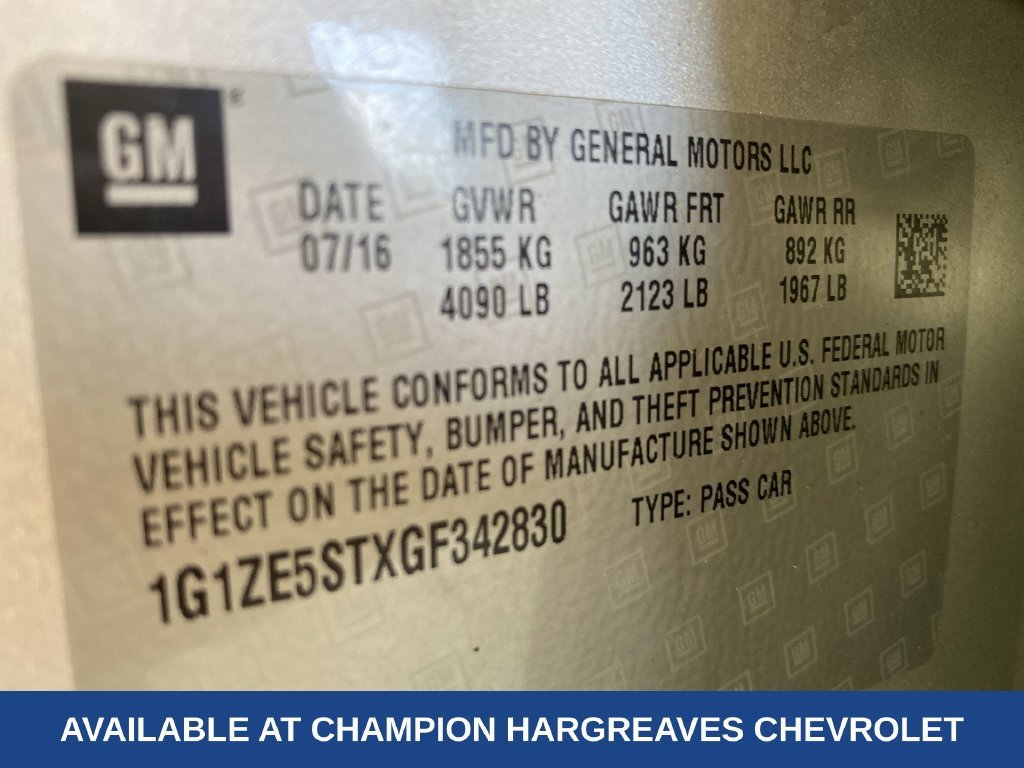 Used 2016 SILVER ICE METALLIC Chevrolet LT image 42