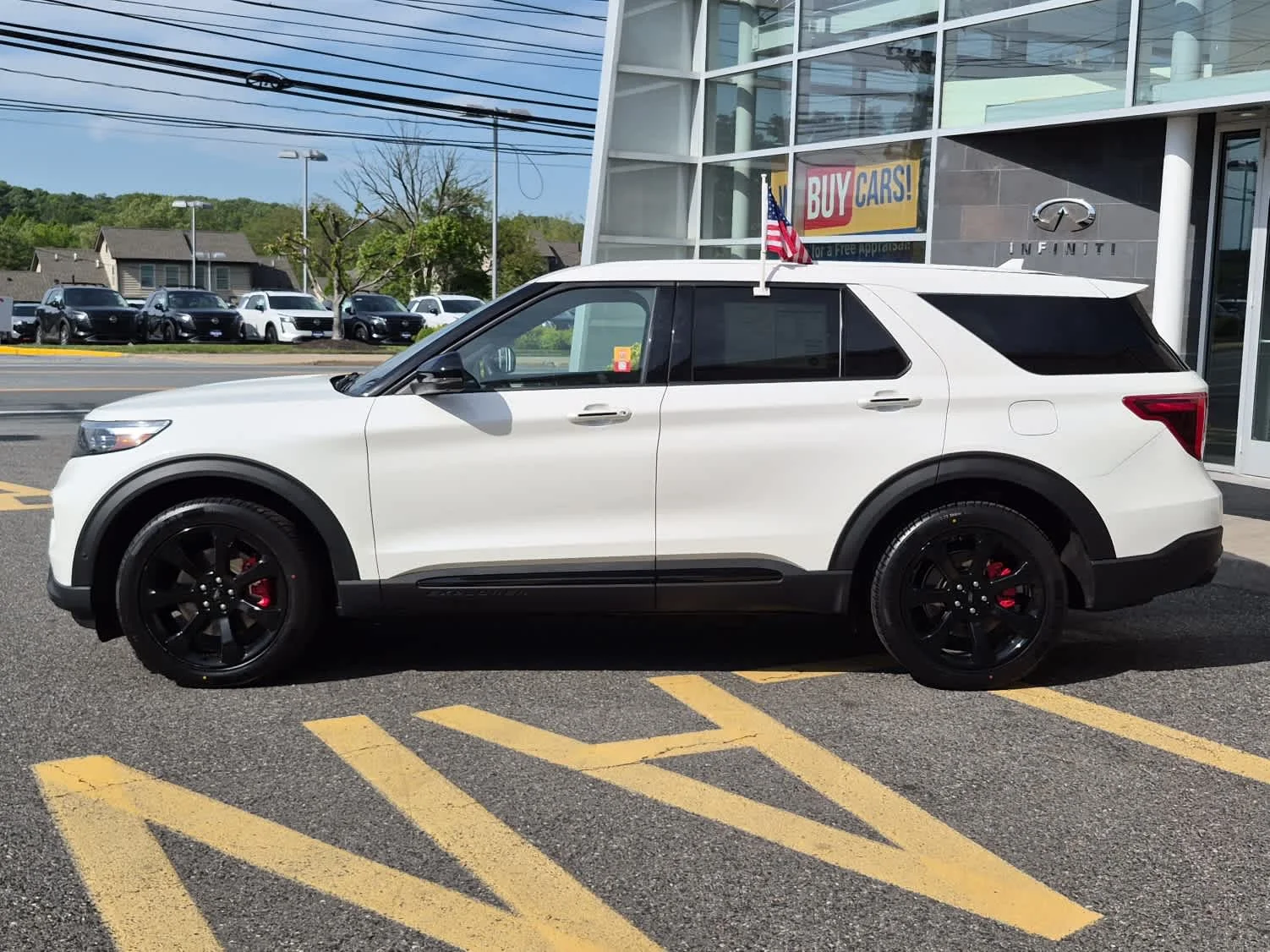 Used 2022 Star White Metallic Tri-Coat Ford ST image 5