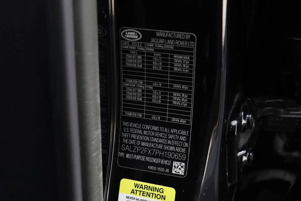 Used 2023 Black Land Rover SE image 25
