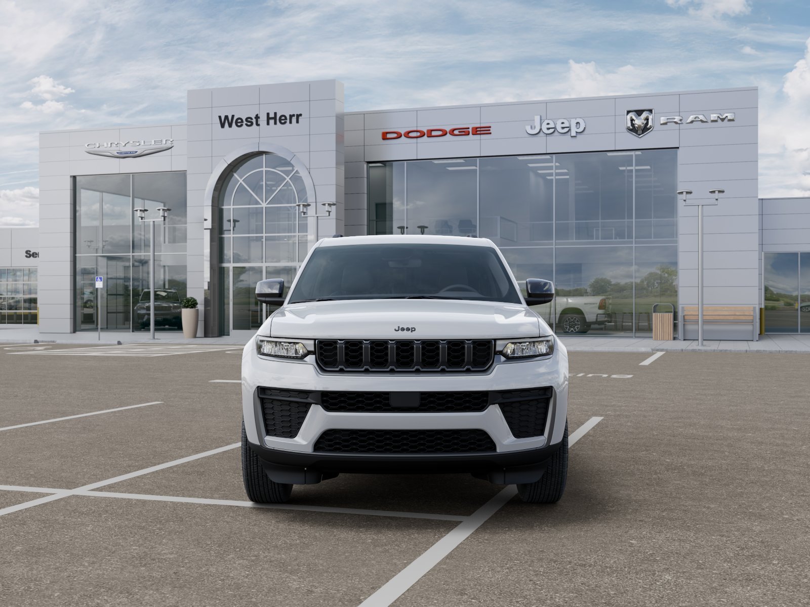New 2026 Bright White Clear-Coat Exterior Paint Jeep Laredo Altitude image 19