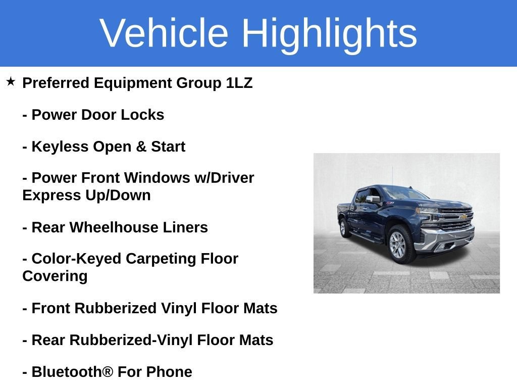 Used 2022 Northsky Blue Metallic Chevrolet LTZ image 4