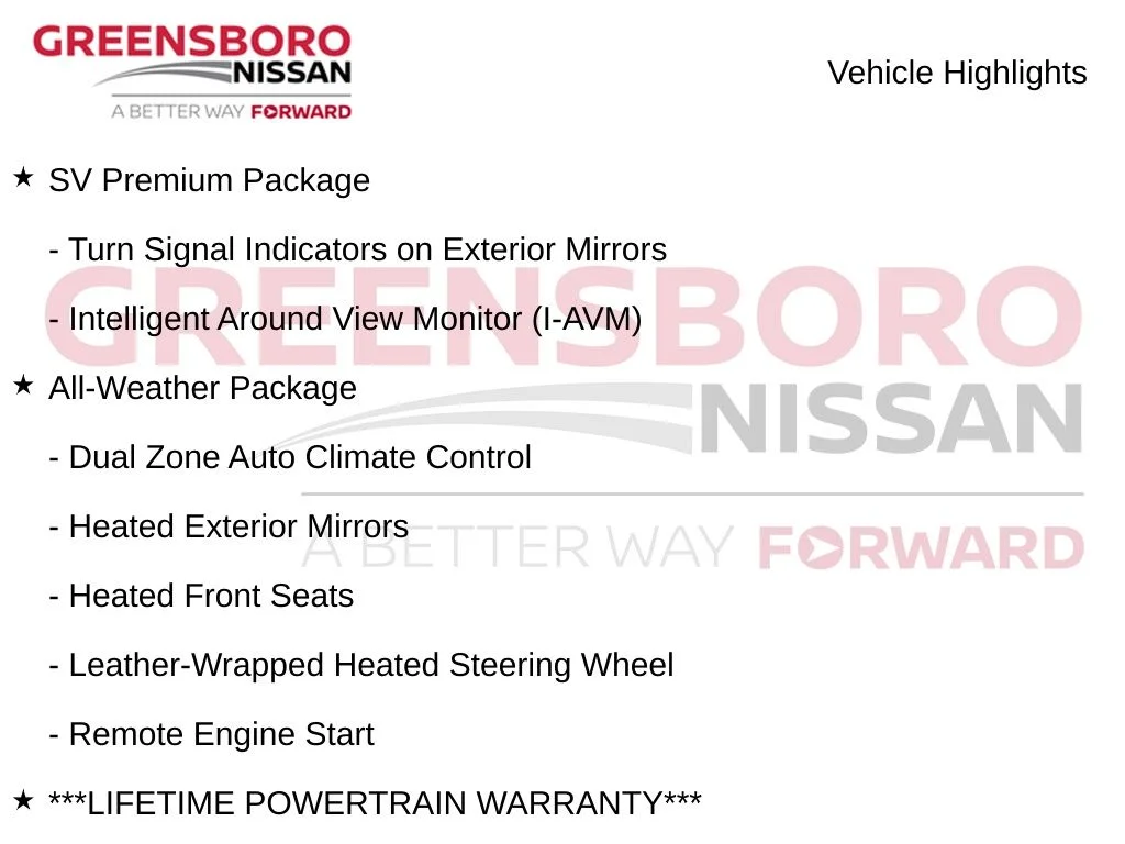 Used 2025 Black Nissan SV image 10