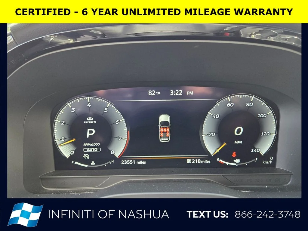 Certified Used 2023 Black INFINITI LUXE image 24