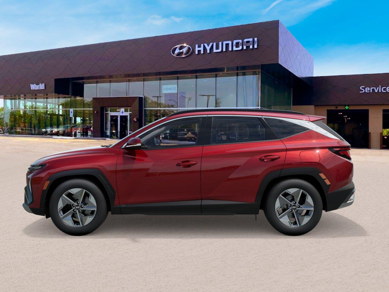New 2026 Ultimate Red Hyundai SEL FWD image 3