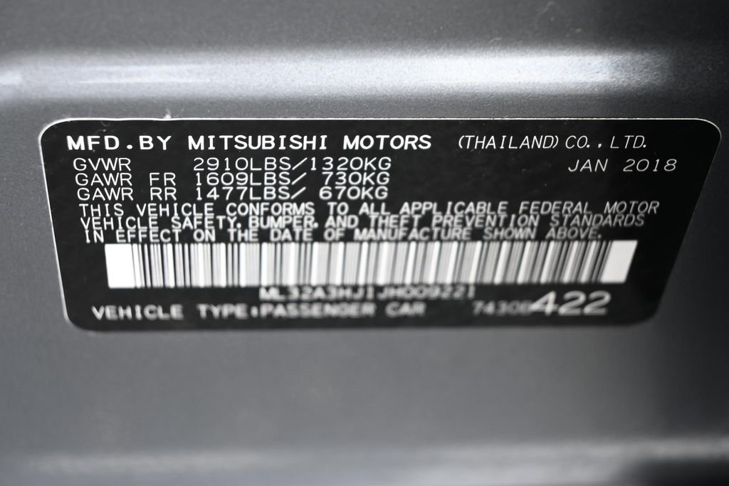 Certified Used 2018 Mercury Gray Mitsubishi ES image 34