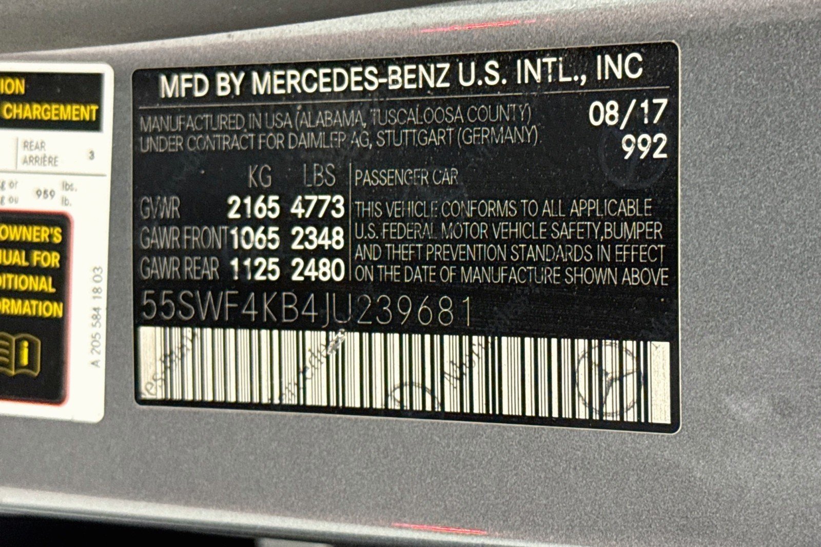 Used 2018 Selenite Grey Metallic Mercedes-Benz C 300 image 25