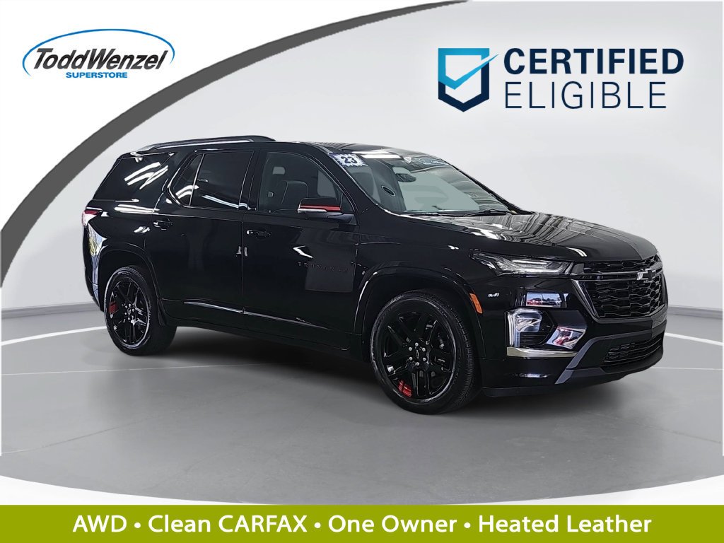 Certified Used 2023 MOSAIC BLACK METALLIC Chevrolet Premier image 1