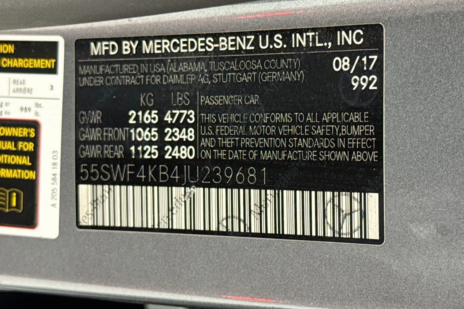 Used 2018 Selenite Grey Metallic Mercedes-Benz C 300 image 24