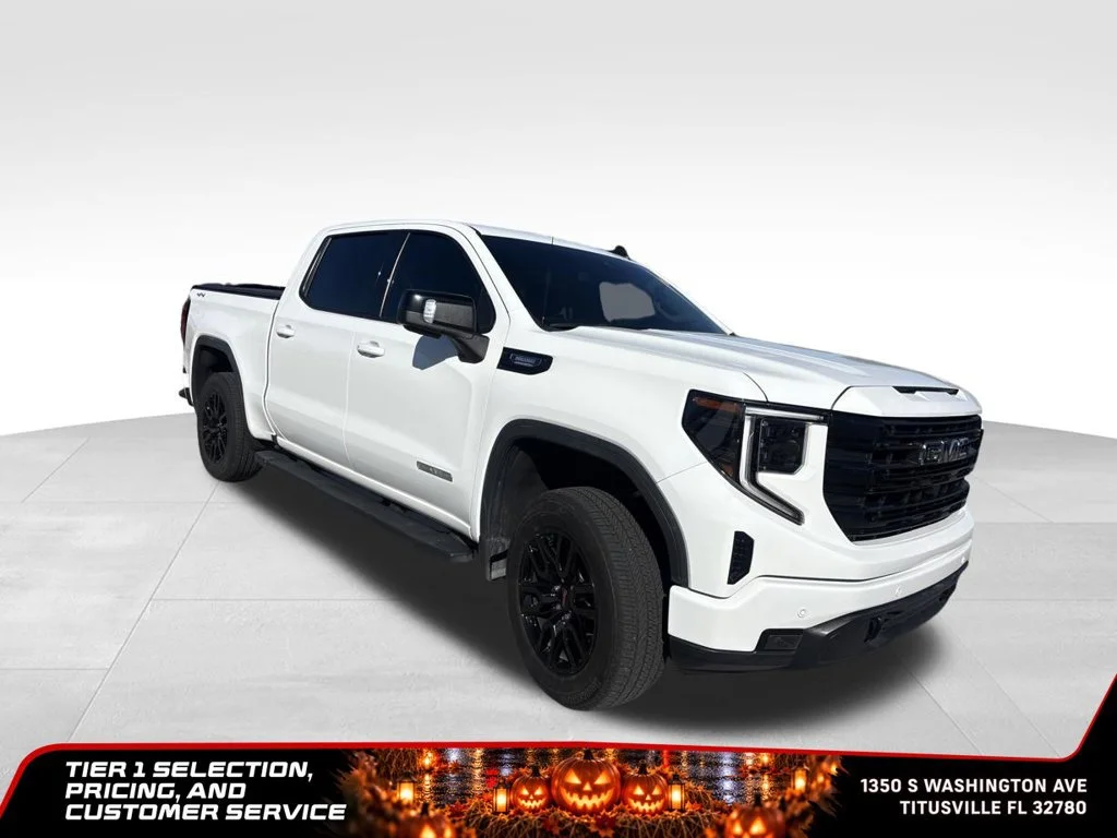 Certified Used 2025 Summit White GMC Elevation image 4