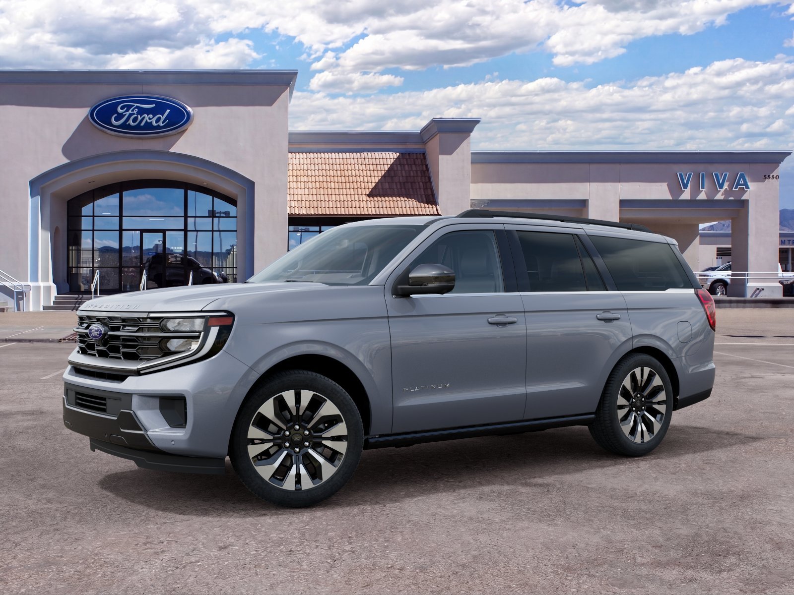New 2027 Glacier Gray Metallic Tri-Coat Ford Platinum image 1