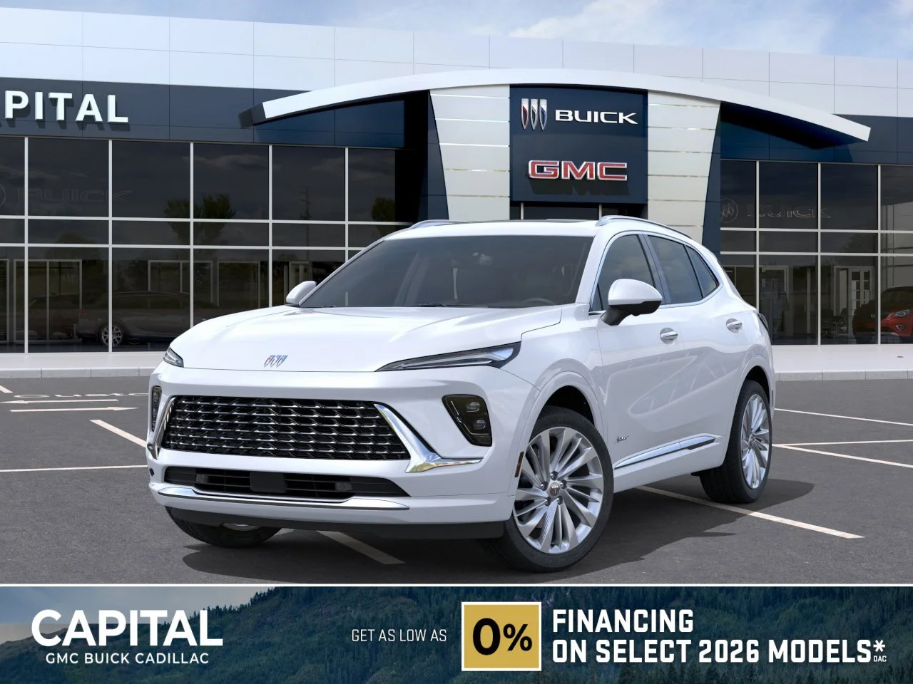 New 2026 Iridescent White Tricoat Buick Avenir AWD image 1