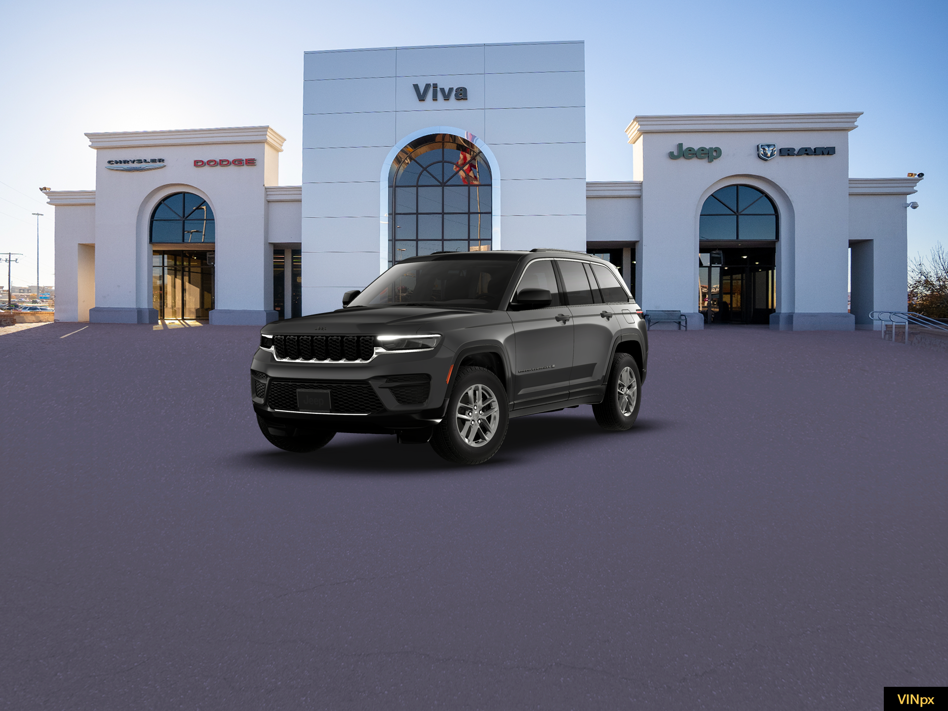 New 2026 Baltic Gray Metallic Clear-Coat Exterior Paint Jeep Laredo image 1