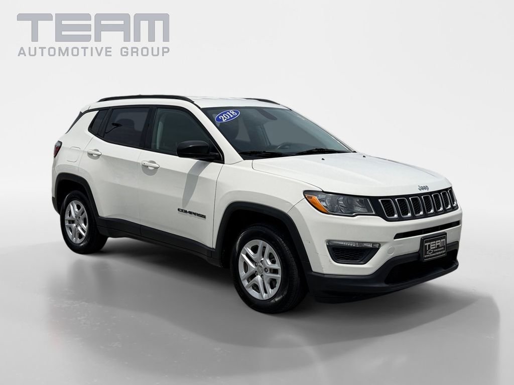 Used 2018 White Jeep Sport image 1