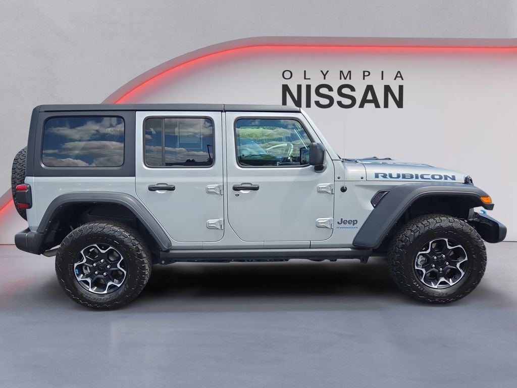 Used 2023 Silver Jeep Rubicon 4xe image 7