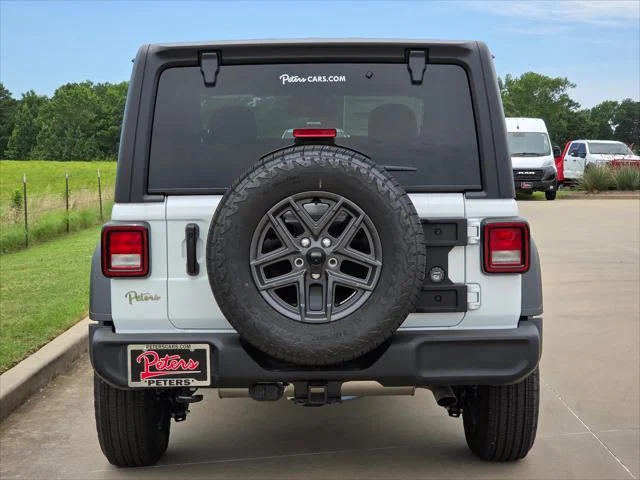 New 2026 Bright White Clear-Coat Exterior Paint Jeep Sport S image 4