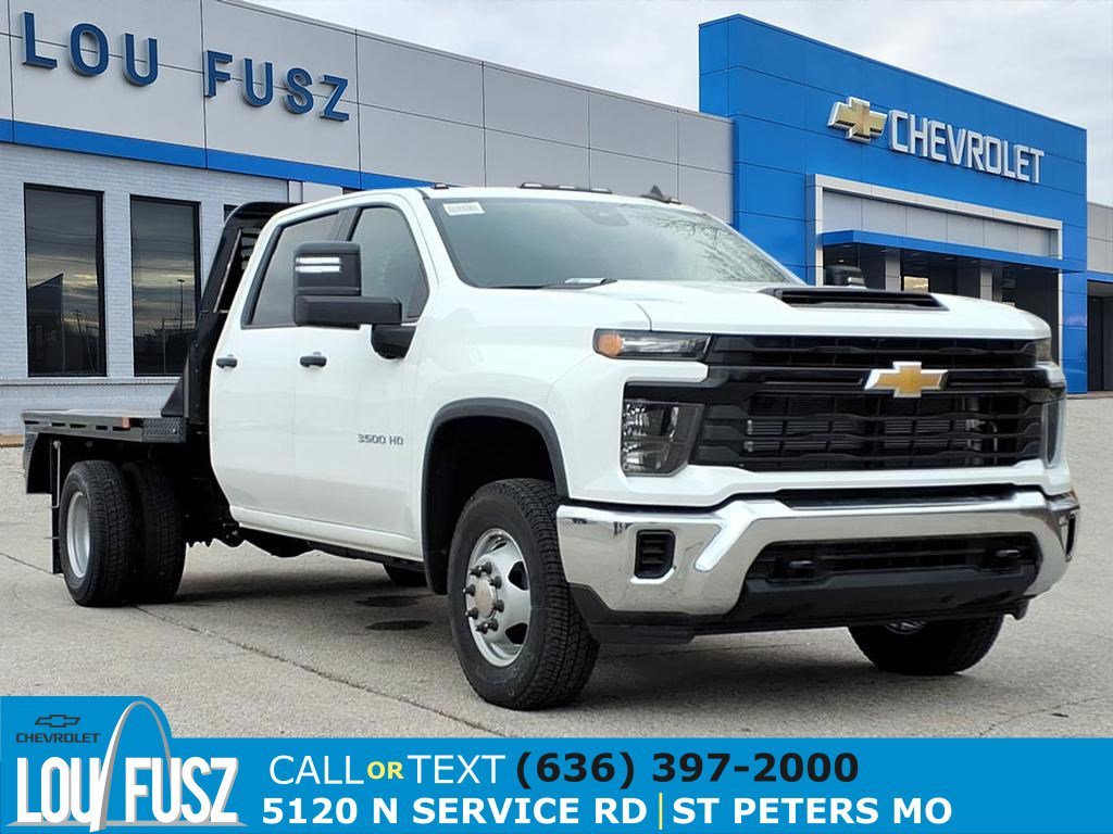 New 2025 Summit White Chevrolet Work Truck image 1