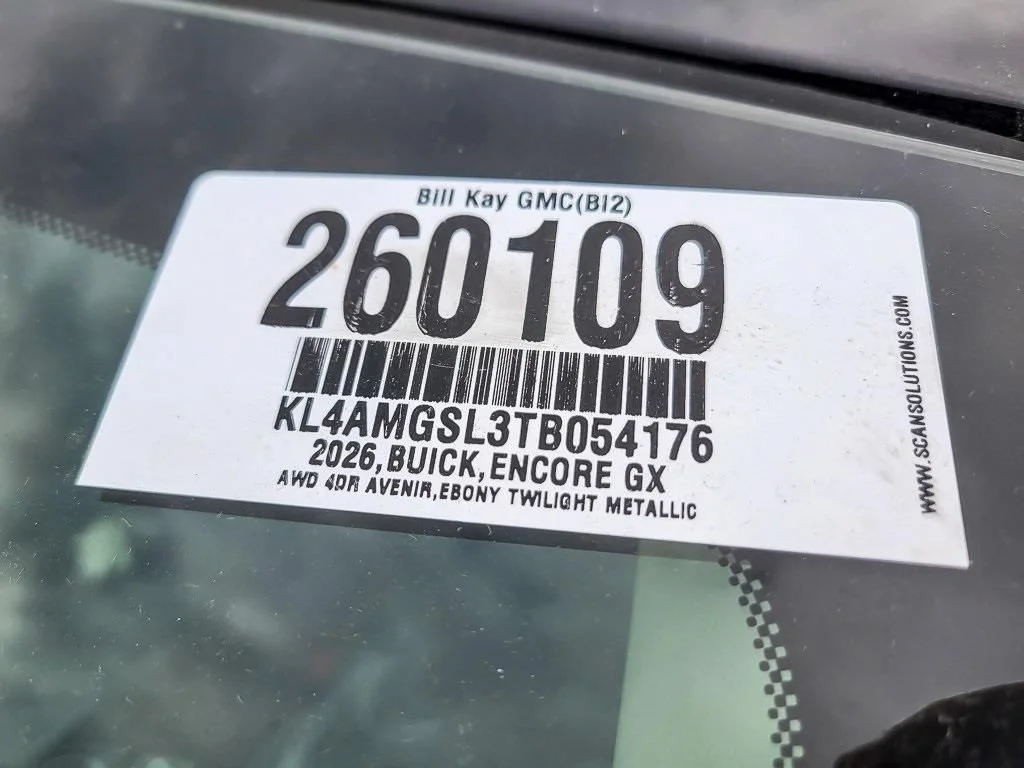New 2026 Ebony Twilight Metallic Buick Avenir image 22