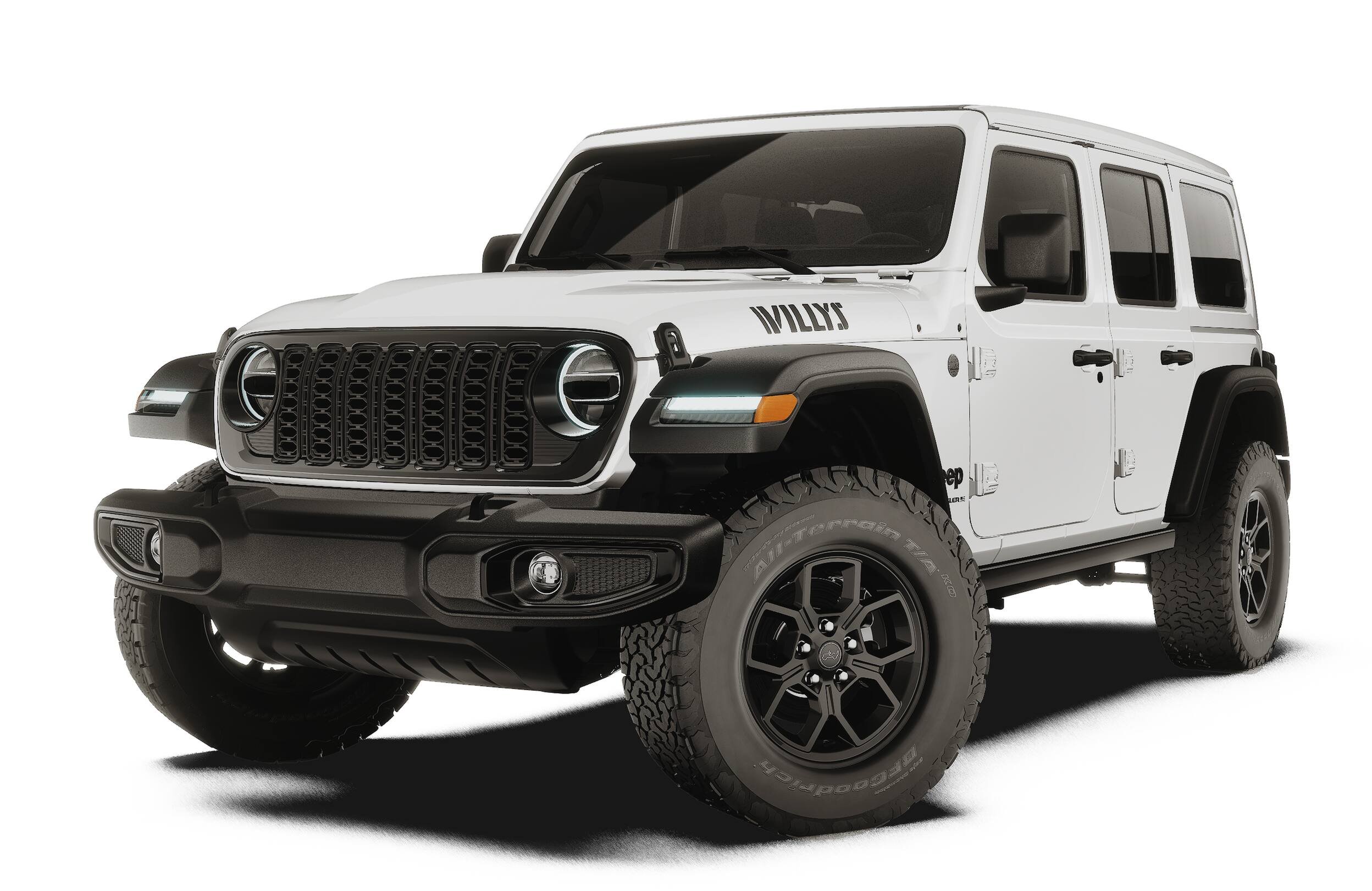 New 2027 Bright White Clear-Coat Paint Jeep Willys image 13